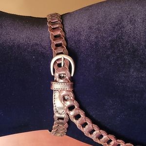CAPEZIO Braided Leather Belt